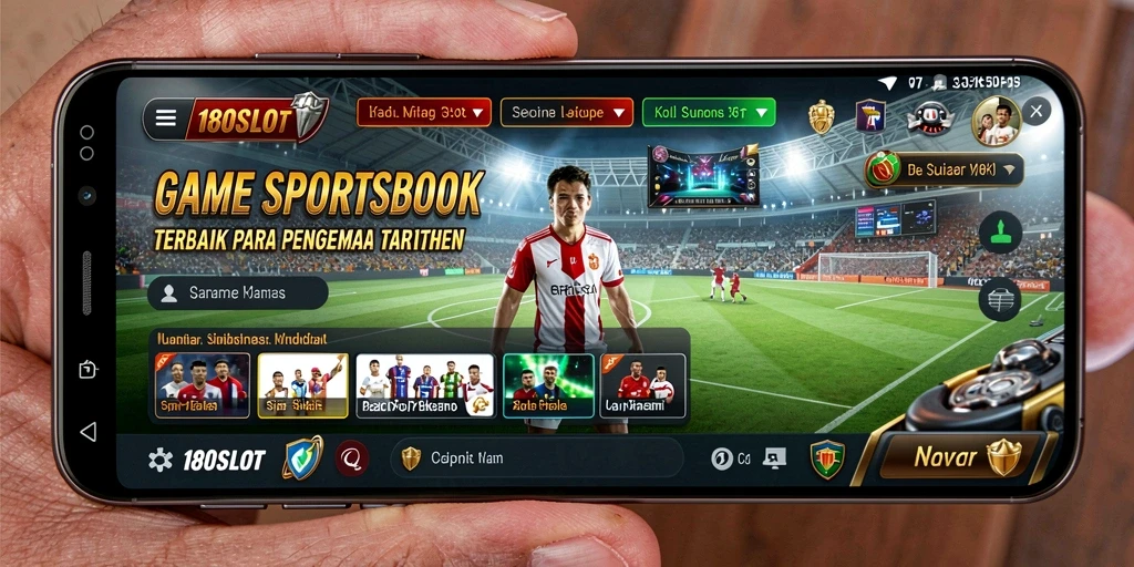 Tampilan gameplay menarik dari aplikasi Sportsbook 180SLOT.