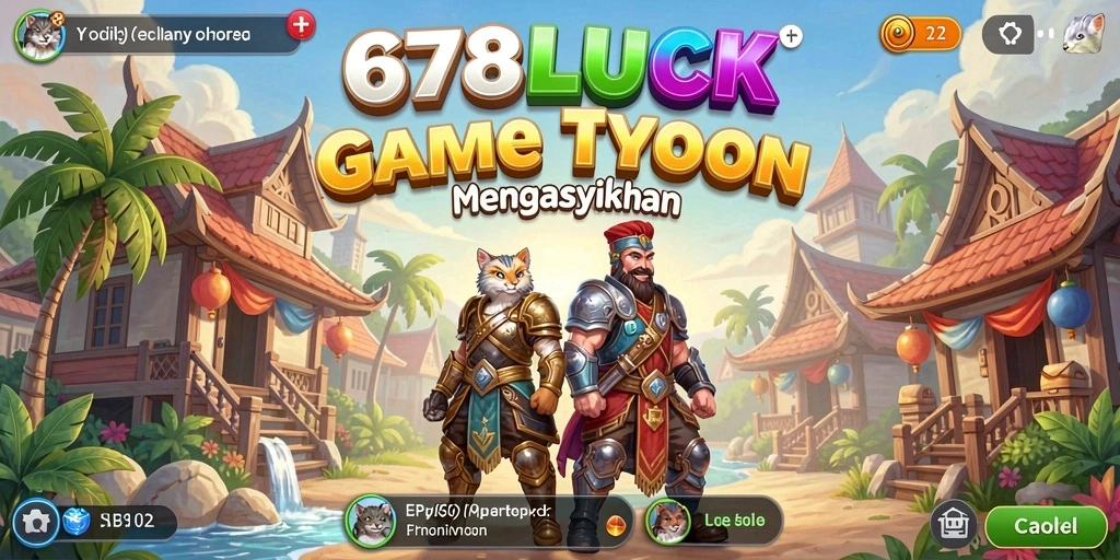Screenshot 678LUCK menampilkan suasana gameplay Tycoon yang menarik.
