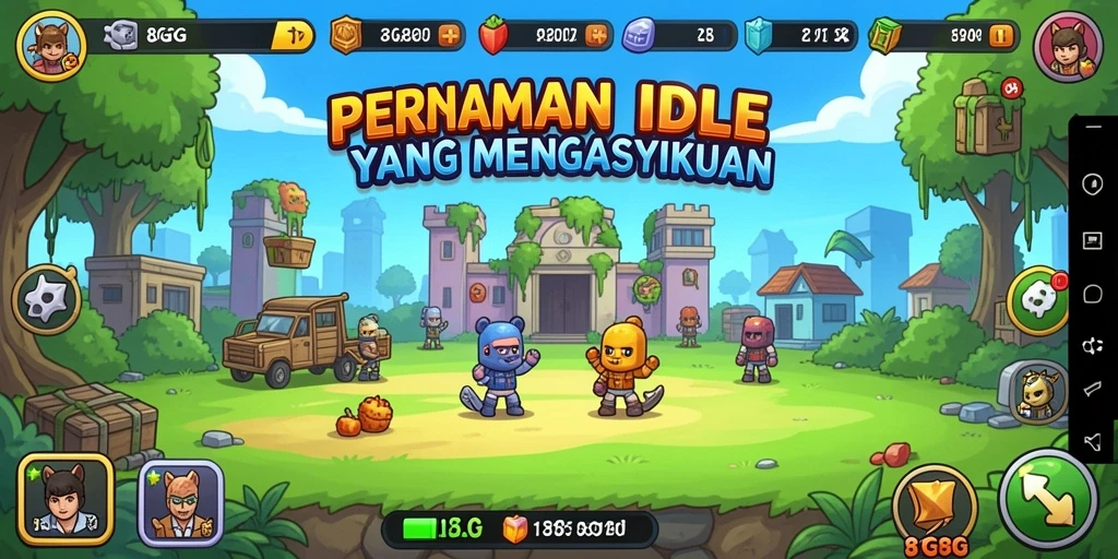 Tampilan gameplay 8G8G yang menarik dan interaktif.