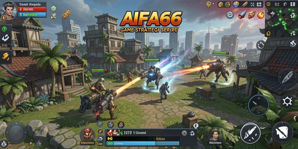 Tampilan gameplay AIFA66 yang menarik dan strategis dalam setiap pertarungan.