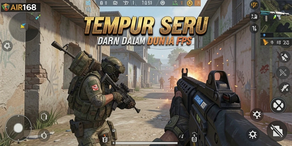 Tangkapan layar dari gameplay seru dan grafis menawan AIR168.