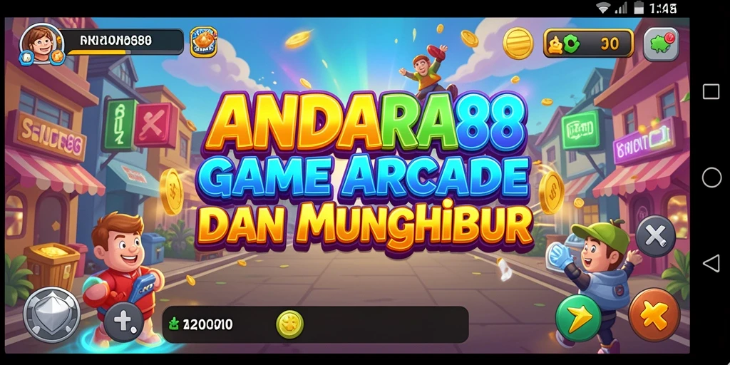 Tampilan menarik dari gameplay Arcade ANDARA88 yang menghibur.