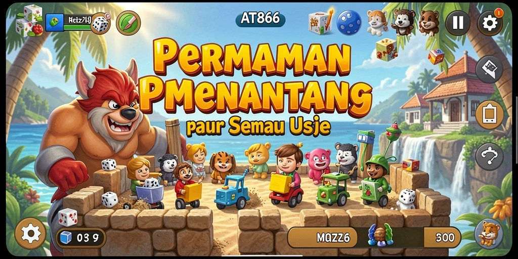 Tangkapan layar permainan AT866 menampilkan gameplay Puzzle yang mengasyikkan.