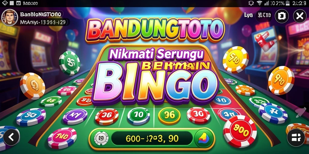 Tampilan menarik gameplay Bingo BANDUNGTOTO.