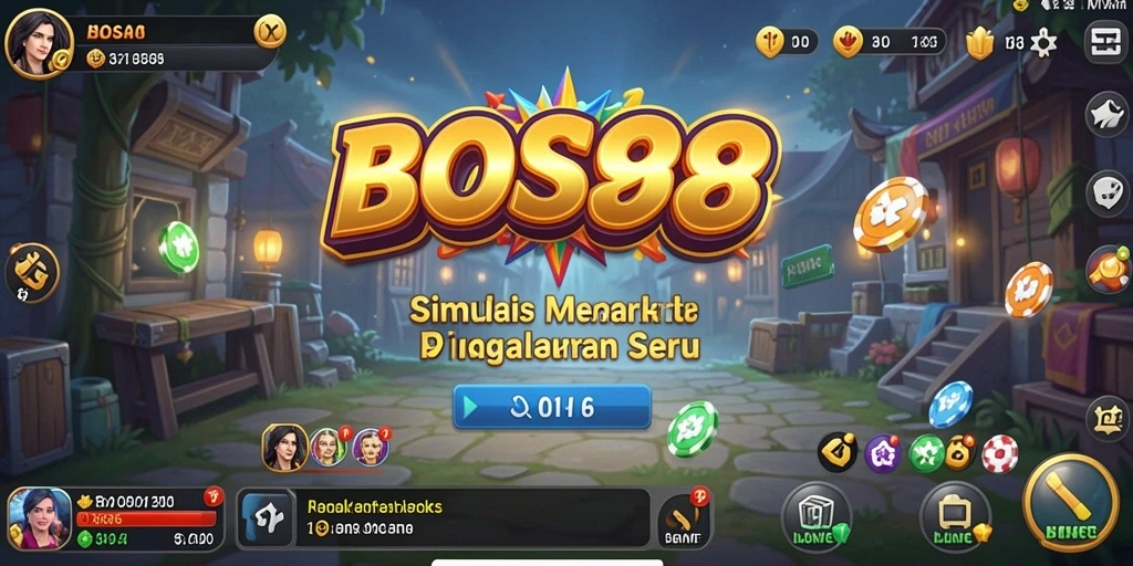 Screenshot gameplay BOS88 yang menggambarkan simulasi hidup yang menarik.
