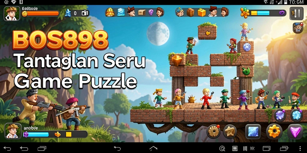 Tampilan gameplay BOS898 dengan teka-teki yang menantang.