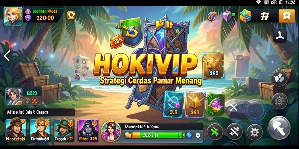 Screenshot HOKIVIP menampilkan aksi strategis yang mendebarkan.