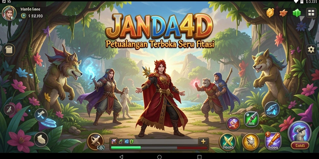 Tampilan gameplay seru di dunia terbuka JANDA4D.