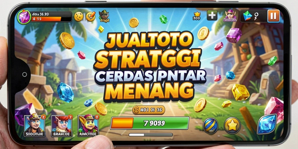 Tampilan gameplay seru dalam JUALTOTO dengan instruksi strategi yang jelas.