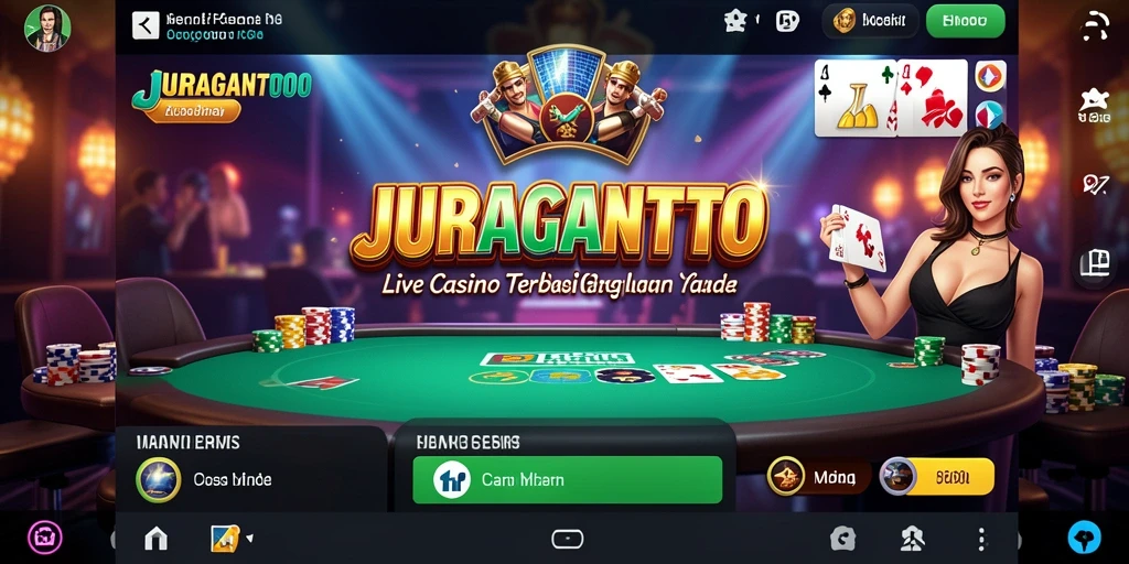 Tampilan gameplay JURAGANTOTO yang menarik dan interaktif dari Live Casino.