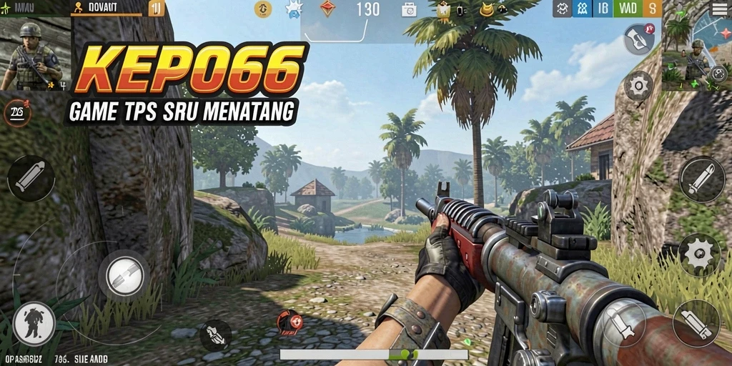 Screenshot KEPO66 menampilkan aksi gameplay TPS yang mendebarkan.