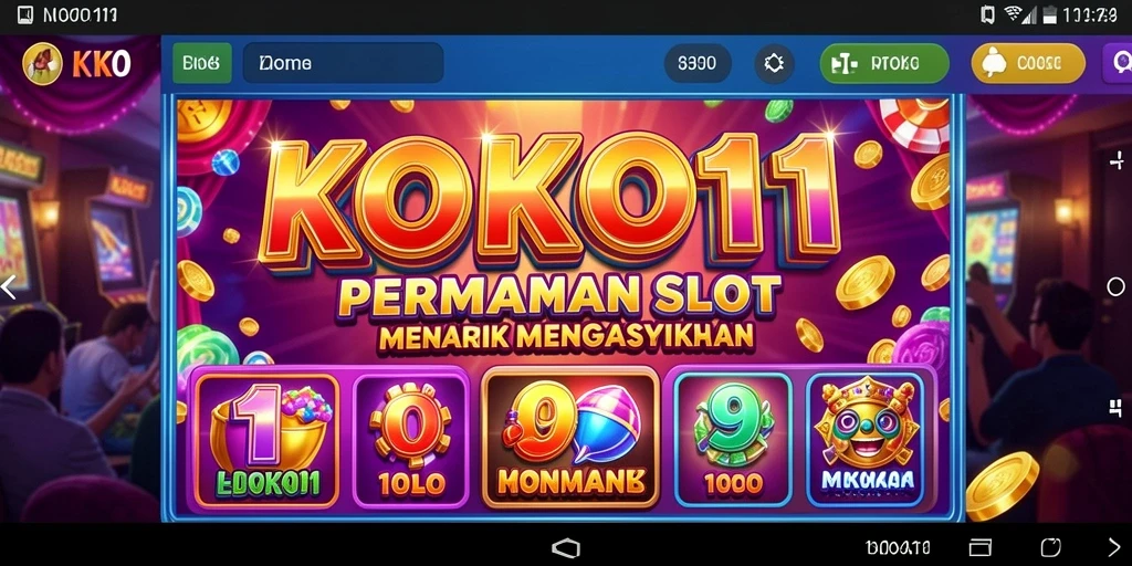 Tampilan menarik dari gameplay KOKO11 dengan fitur slot yang seru.