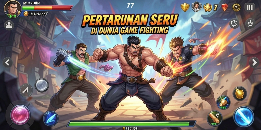Gameplay seru dengan pertarungan karakter unik di MAPAN777.
