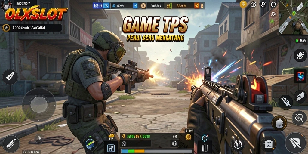 Tangkapan layar dari gameplay seru OLXSLOT dalam aksi TPS.