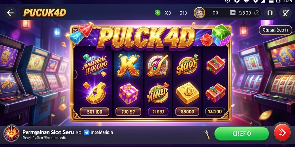 Screenshot PUCUK4D menampilkan gameplay Slot yang menarik.