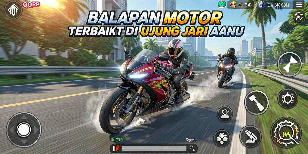 Tampilan gameplay QQRP yang menegangkan dan menarik.