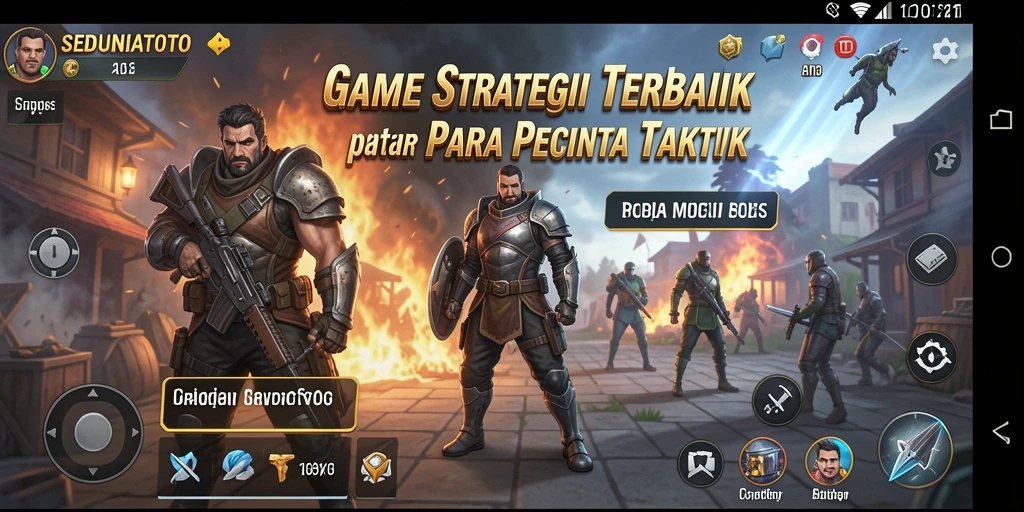 Tangkapan layar SEDUNIATOTO menampilkan aksi strategi yang mendebarkan.