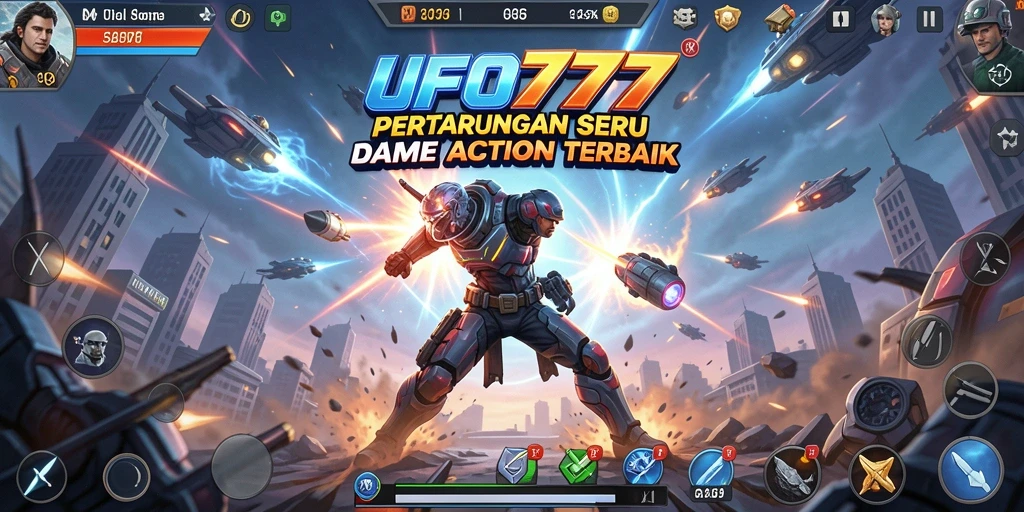 Screenshot utama UFO777 menunjukkan aksi pertarungan seru yang mendebarkan.